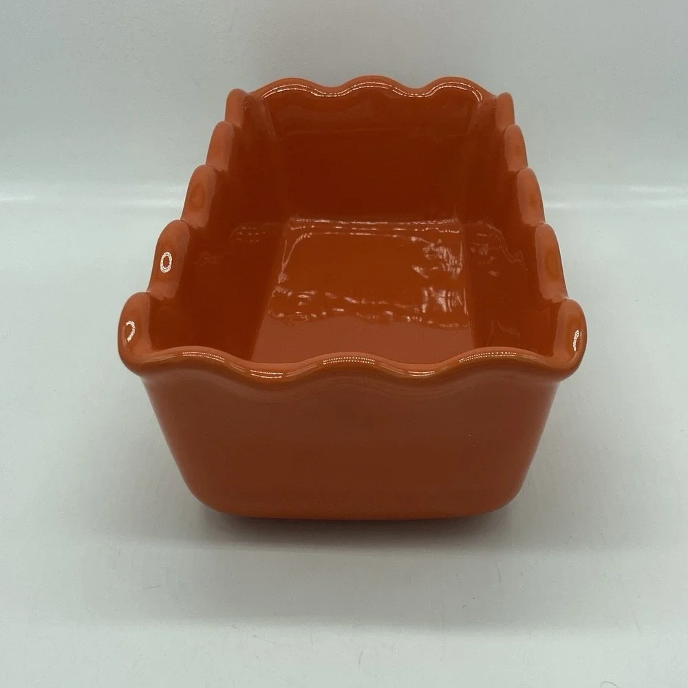 Hello Pumpkin Glass Loaf Pan Baking Dish Fall Thanksgiving Farmhouse Cottagecore
